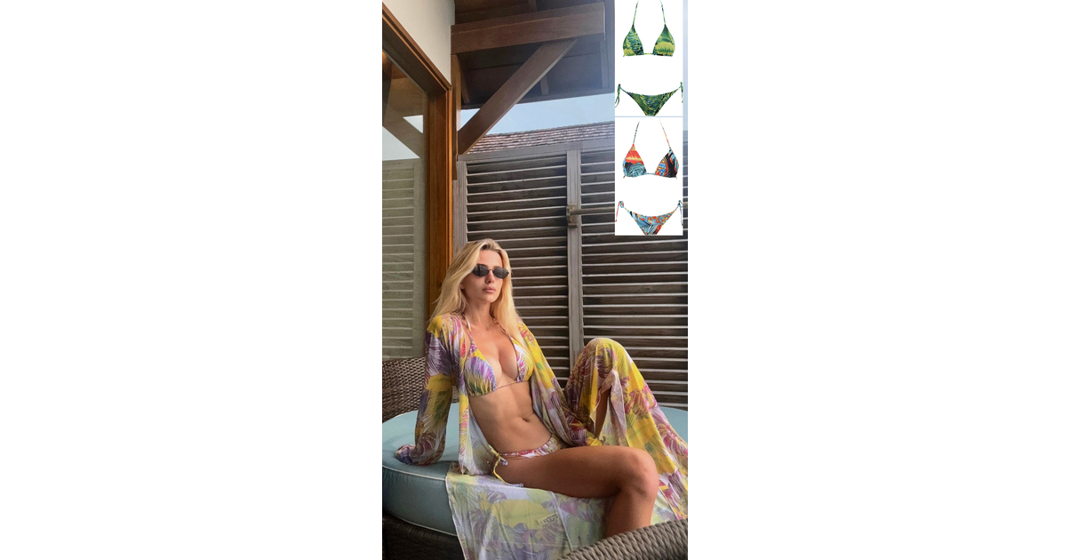 Ajourage Couture Bikinitrusse Brasiliansk 10